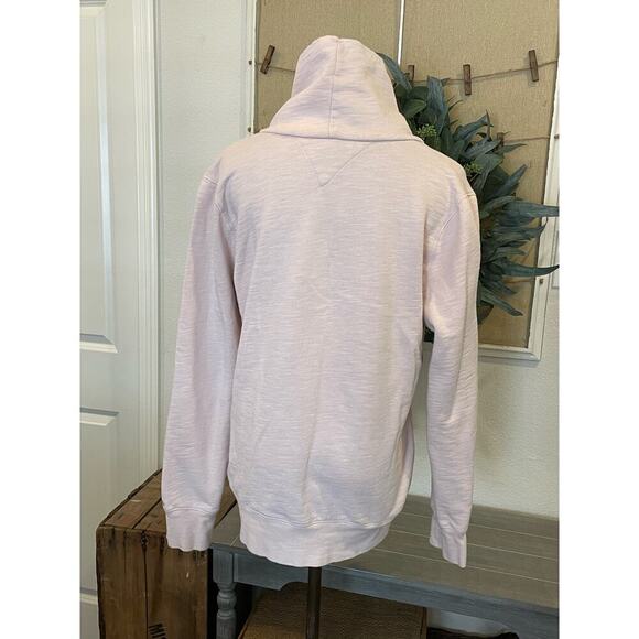 TOMMY HILFIGER Light Pink Cowl Neck Pullover Shirt Top L - Picture 3 of 10